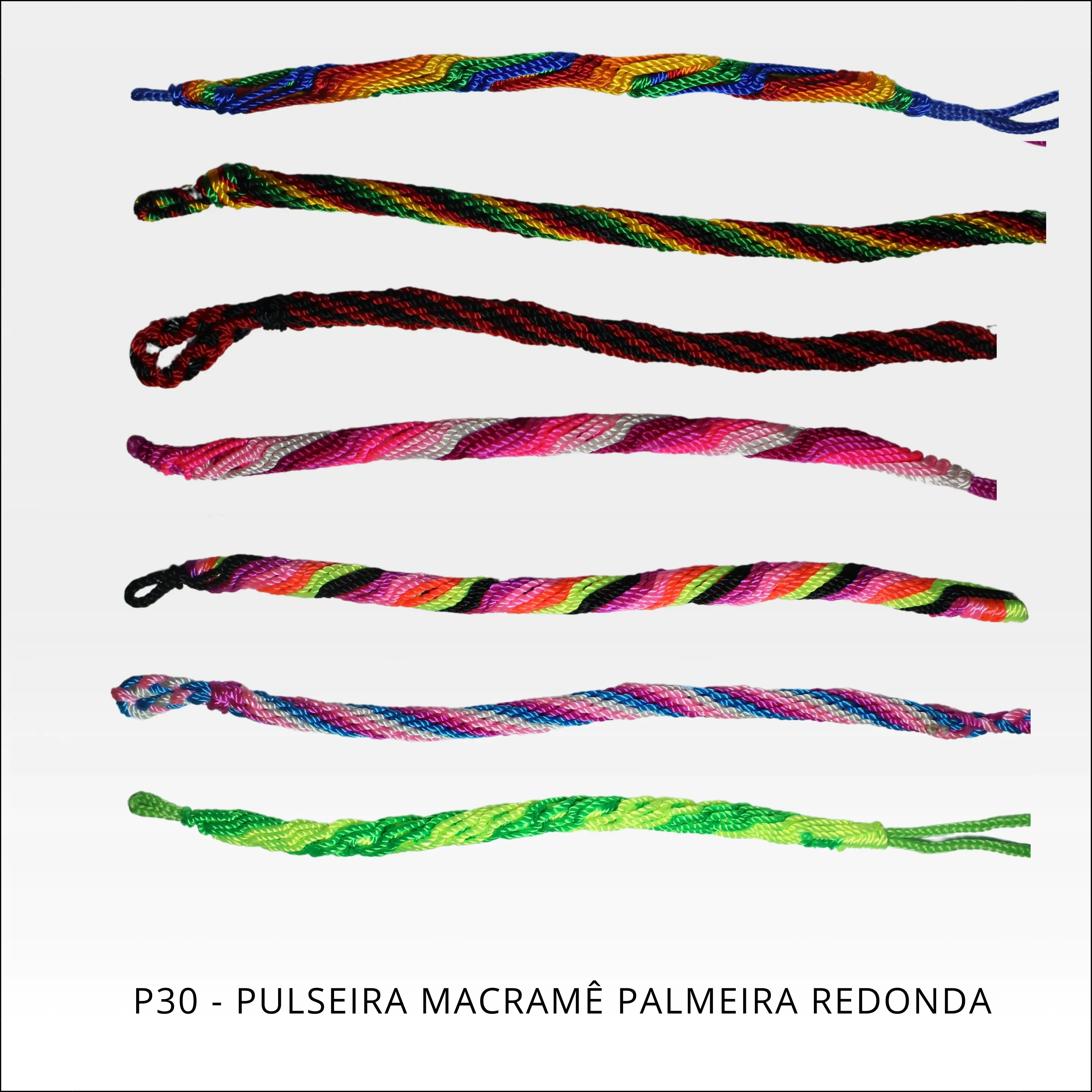 Pulseira Macramê Palmeira Redonda