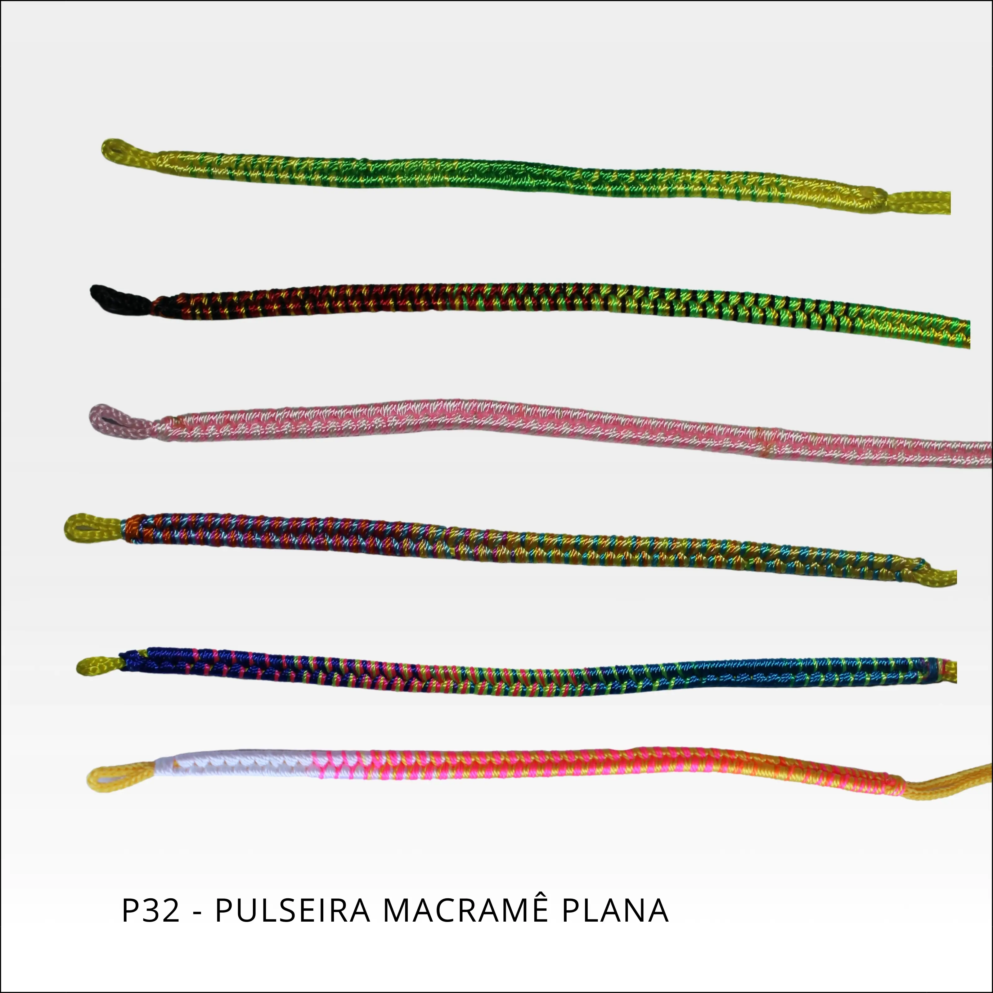 Pulseira Macramê Plana