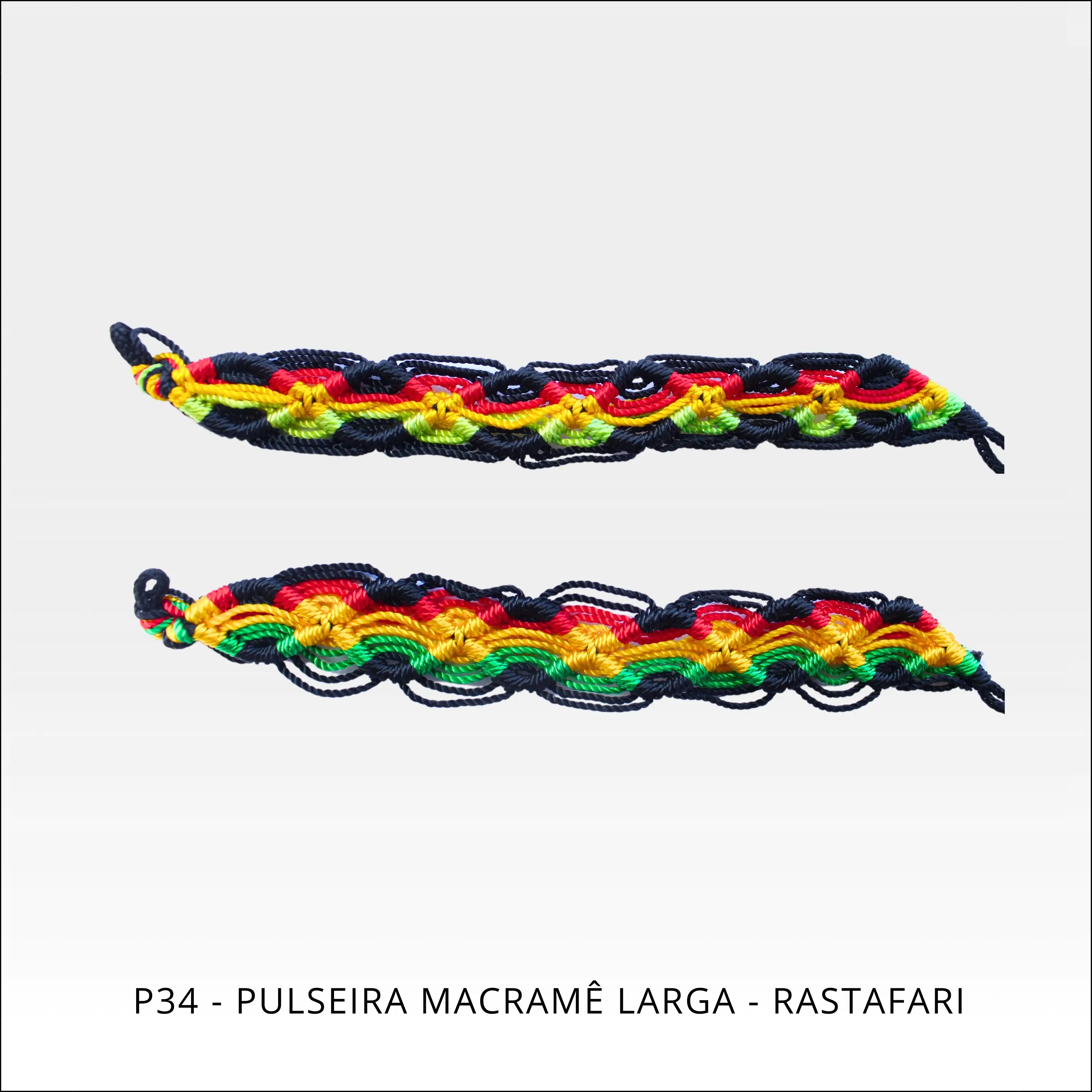 Pulseira Macramê Larga